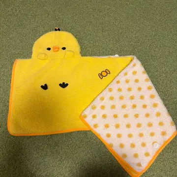 키이로이토리 담요 판초 어린이용 산엑스 리락쿠마