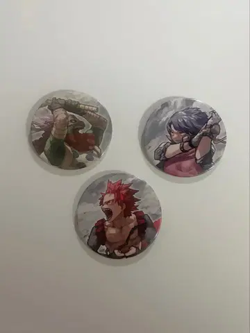 히로아카 원화전 컬렉션 캔뱃지 키리시마 에이지로 지로 쿄카