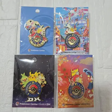 포켓몬 센터 후쿠오카 히로시마 오사카 오사카DX 로고 핀즈 세트