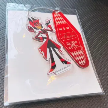 최저가 해즈빈 호텔 스마일 베이스 카페 2단 아크릴 키링 알래스터