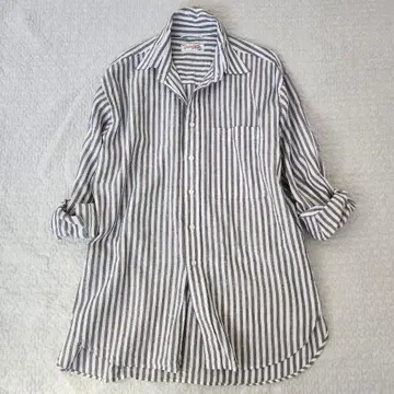 23SS Spick & Span 코튼 린넨 셔츠 블라우스 튜닉