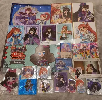 프리파라 갈마게돈 가아루루 아로마 미캉 캔뱃지 색지 브로마이드