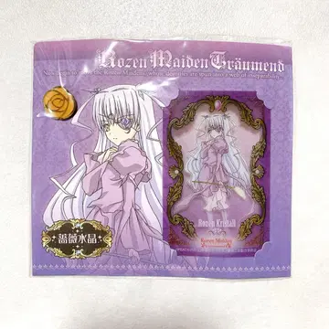 미사용 새상품 로젠 메이든 핀즈 포함 클리어 카드 장미 수정