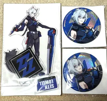 젠레스 존 제로 GiGO 한정판 세스 아크릴 스탠드 + 캔뱃지