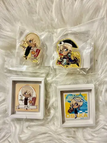 명탐정 코난 오사카 성 아무로 토오루 다이컷 클립 프레임 마그넷