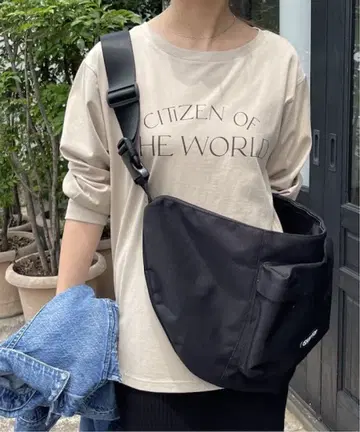 Spick & Span 실켓 천축 로고 롱TEE