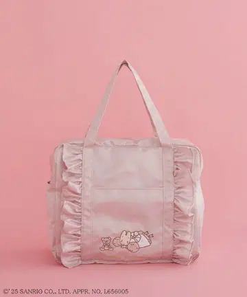 Maison de FLEUR 프릴 보스턴 백 마론 크림