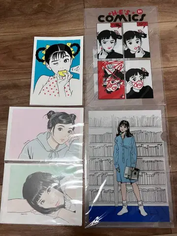 에구치 히사시 클리어 파일+A5 카드 세트