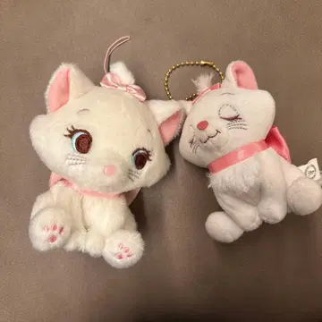 디즈니 스토어 마리 봉제 인형 키체인