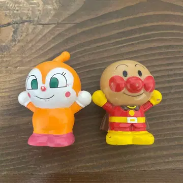 호빵맨 짤랑이 피규어 손가락 인형 야나세 타카시 레어 쇼와 레트로