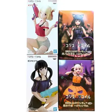 [ 4개 세트 ] 리코리스 리코일 니시키기 치사토 이노우에 타키나 피규어
