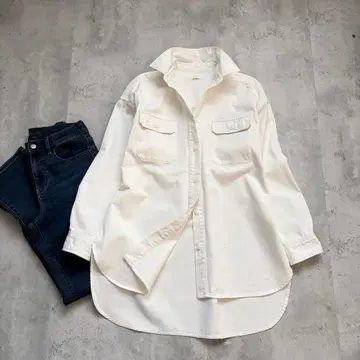 [ 새상품급 ] 저널 스탠다드 리룸 데님 셔츠 자켓 오버 사이즈