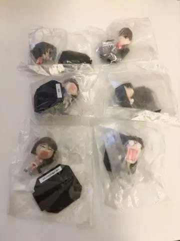 [ 미사용 새상품 ] 아즈망가 대왕 캡슐 토이 피규어 6체 세트