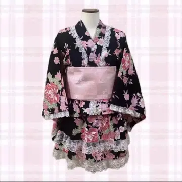 유카타 드레스 히메 갸루 [ 오비 없음 가격 ]