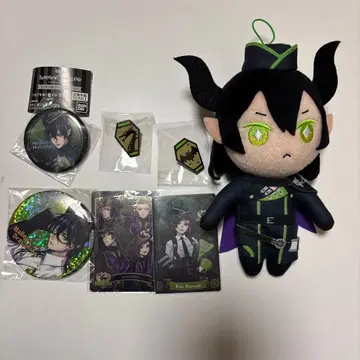 트위스테 디어 소므니아 기숙사 마레우스 캔뱃지 핀즈 봉제 인형