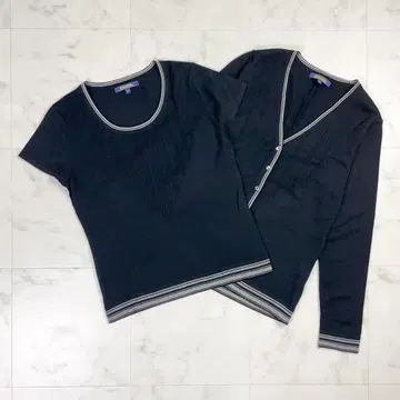 새상품급 브룩스브라더스 앙상블 니트 블랙 사이즈 M*MD559