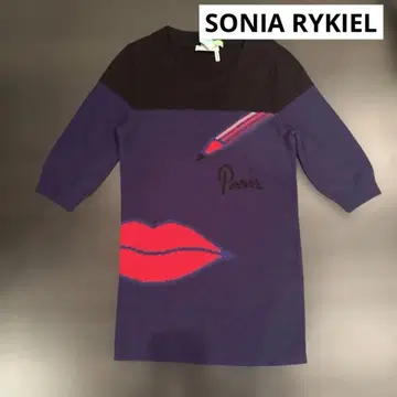 Sonia Rykiel 소니아 리키엘 니트 스웨터 네이비