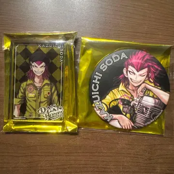 단간론파전 아크릴 블록 캔뱃지 좌우다