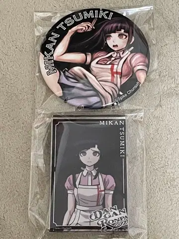 15주년 기념전 츠미키 미캉 아크릴 블록 캔뱃지 세트