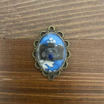 앤티크 브로치 참 카메라 레트로