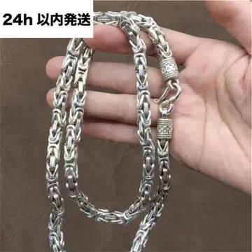 목걸이 드래곤 본 체인 뜨개질 무게감 빈티지 레트로 왕도