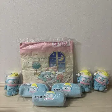 한교동 제일복권 마스코트 앉은 자세, 누운 자세 펜 파우치 핑크 쿠션