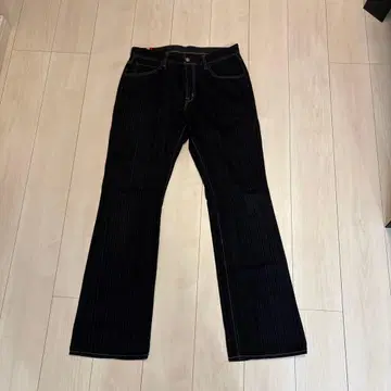 BLUE WAY 블랙 부츠컷 데님 34인치 빈티지