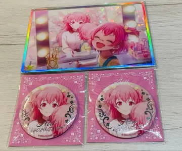 프로세카 하피콜레 아크릴 색지 캔뱃지 모모이 아이리 세트