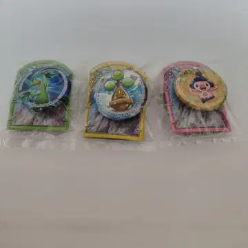 포켓몬 캔뱃지 나무킹 네네(마네네) 꼬마돌(우소하치) 3종 세트