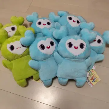 TWICE LOVELYS 봉제 인형 퍼펫 나연 정연 7개 세트