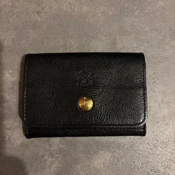 일비종떼 블랙 가죽 명함지갑