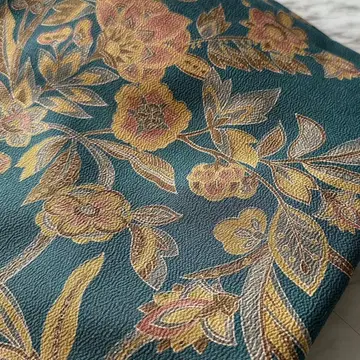 고급 코몬 사라사 꽃 문양 이중 기모노 블렌딩 하카케