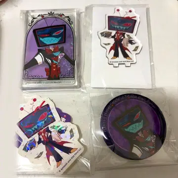 해즈빈 호텔 Vox 애니카페 캔뱃지 스티커 Vox 아크릴 스탠드