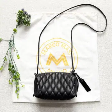 [가방 포함 최상 컨디션] 마르코 마지 퀼팅 숄더백 가죽 참