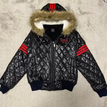 아디다스 아우터! 여성용 짧은 기장! 보아 후드! Y2K 헤이세이 갸루