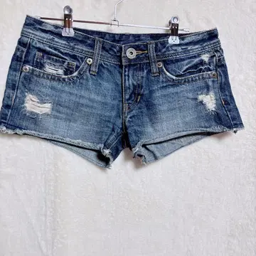 M1068 비라디언스 비라디언스 데미지 데님 숏팬츠 M