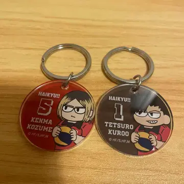 하이큐 지로리 아크릴 키링 코즈메 켄마 쿠로오 테츠로