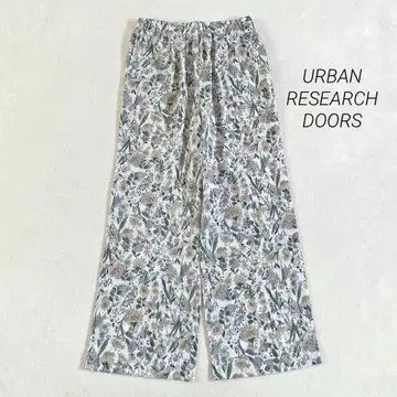 어반 리서치 도어스 플라워 프린트 이지 팬츠 M 내추럴