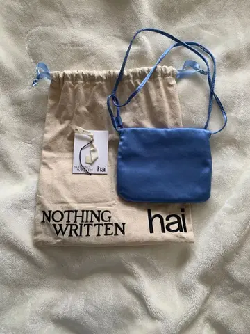 hai x Nothing Written 콜라보 실크 미니백