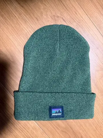 patagonia 그린 니트 모자