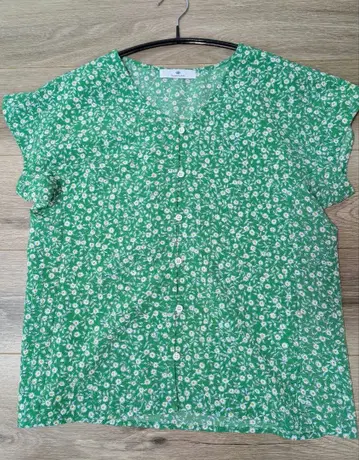 URBAN RESEARCH Sonny Label 꽃무늬 반팔 상의