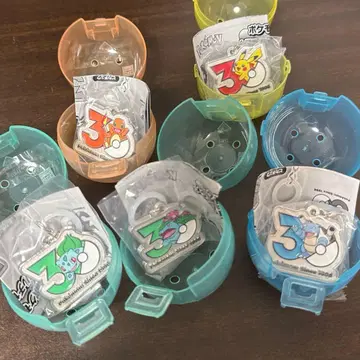 포켓몬 30주년 메탈 참 마스코트 5개