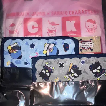 사무라이 재팬 x 산리오 다이토 복권 클리어 토트백&타월 2종류