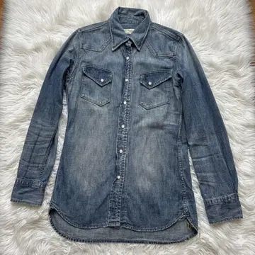 remi relief 레미 리프 데님 셔츠 M 사이즈 웨스턴 일본제