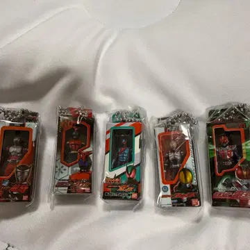 가면라이더 피규어 5체 세트 류우키, 가부토, 젯츠, 파이즈, 전왕