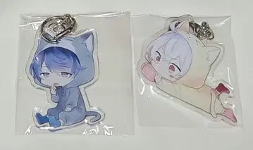 소라루 마후마후 After the Rain 고양이 아크릴 키링 레어