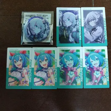 프로세카 에피카 금박 글리터 배지 버추얼 싱어 하츠네 미쿠