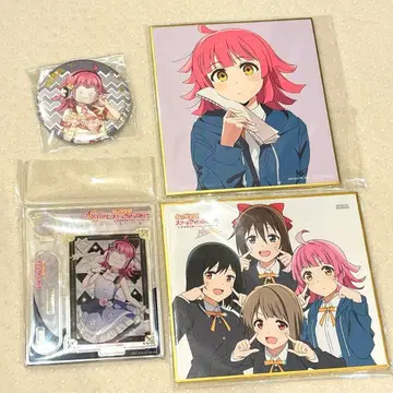 러브 라이브! 니지가사키 학원 텐노지 리나 캔뱃지 색지 아크릴 4종 세트