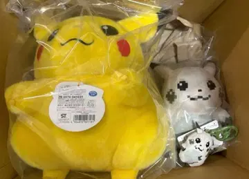 포켓몬 센터 오카에리 피카츄 봉제 인형 하지마리노 피카츄