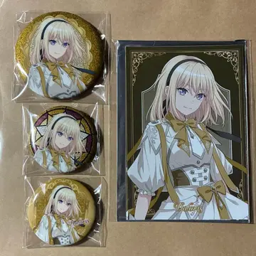 뱅드림 Ave Mujica knight 캔뱃지 도리스 삼각초화